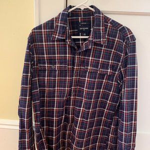 TRUE RELIGION Long Sleeve Button Down Shirt MEDIUM